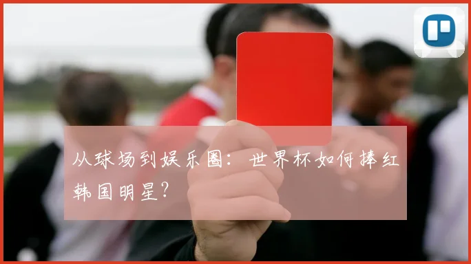 从球场到娱乐圈：世界杯如何捧红韩国明星？